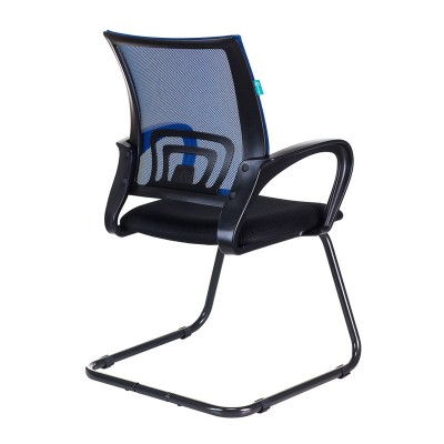 Кресло Бюрократ CH-695N-AV синий TW-05 сиденье черный TW-11 сетка, ткань полозья металл черный