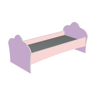 Кровать детская одноярусная "Цветочек" (Серия РТ)