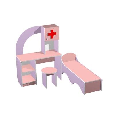 Больничка "Пилюлькин" (набор детской игровой мебели) (Серия РТ)