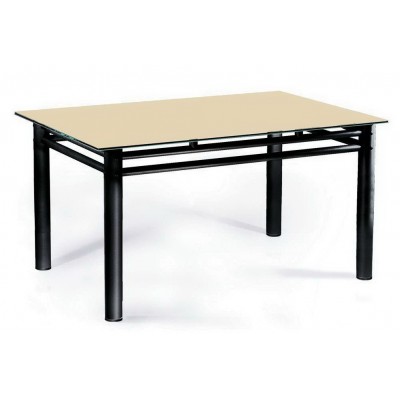 Стеклянный обеденный стол Рекорд-4м
